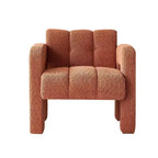 Fauteuil d'appoint large en bouclette