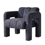 Fauteuil d'appoint large en bouclette