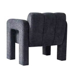 Fauteuil d'appoint large en bouclette
