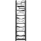 VEVOR Refrigerant Tank Rack, with 3 x 30lbs and Other 3 Small Bottle Tanks, Cylinder Tank Rack 12.79x12.99x47.12 in