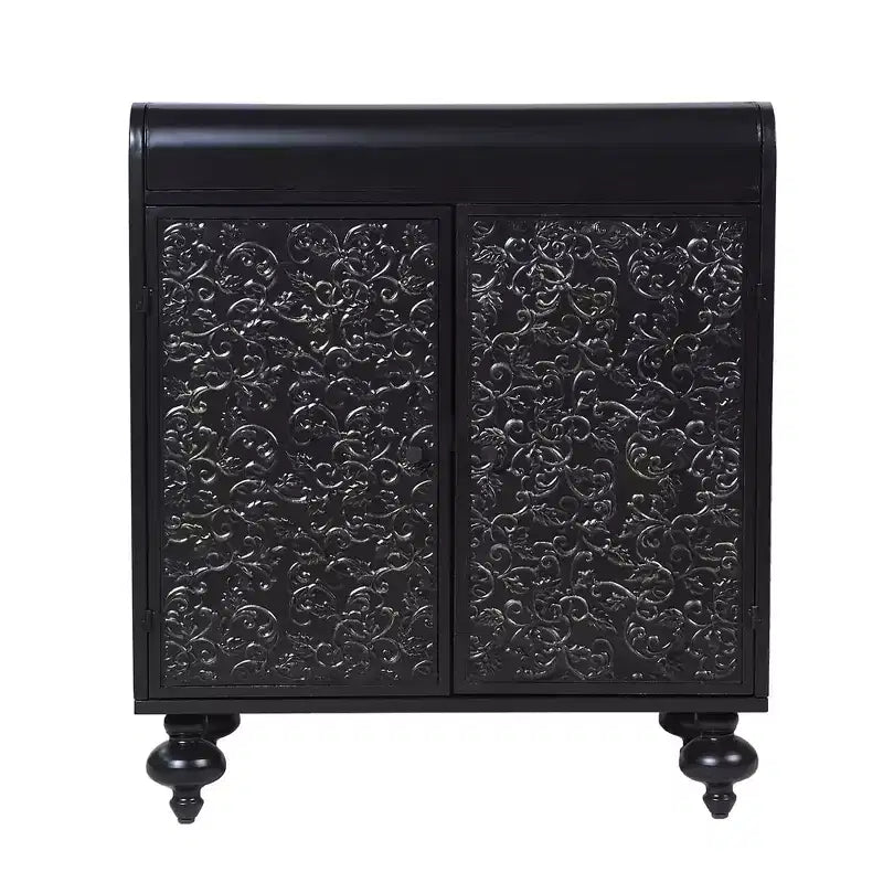 Meuble d'appoint Art avec 2 portes, buffet décoratif vieilli