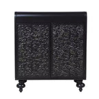 Meuble d'appoint Art avec 2 portes, buffet décoratif vieilli