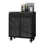 Meuble d'appoint Art avec 2 portes, buffet décoratif vieilli