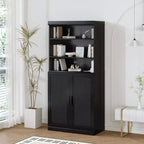PexFix Wood Accent Cabinet with Adjustable Shelves