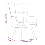 Fauteuil moderne en velours gris clair