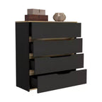 Commode de chambre moderne à 4 tiroirs