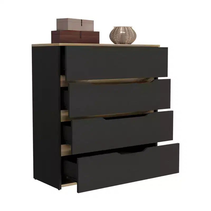 Commode de chambre moderne à 4 tiroirs
