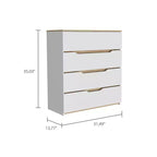 Commode de chambre moderne à 4 tiroirs