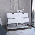 Commode de chambre moderne à 4 tiroirs