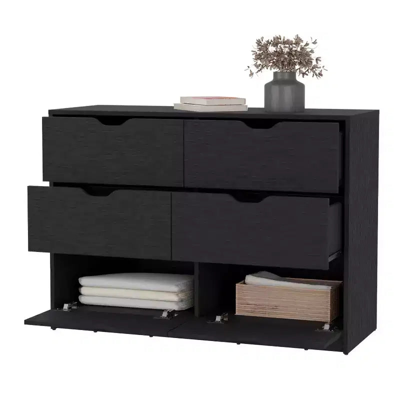 Commode de chambre moderne à 4 tiroirs