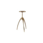 Tabouret de comptoir/bar en aluminium doré