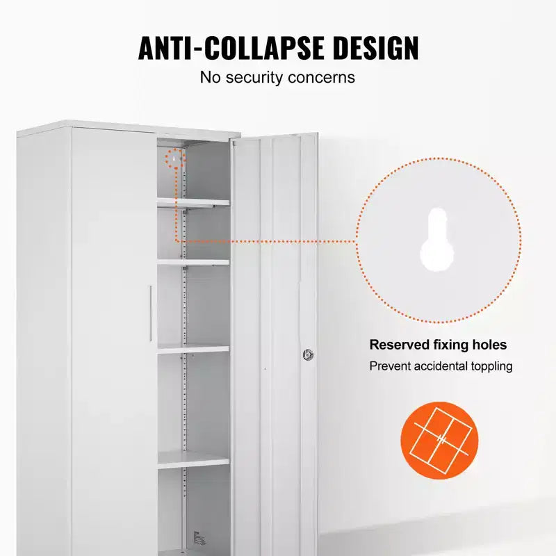 Armoire de rangement métallique
