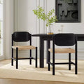 Chaises de salle à manger en bois d'acacia style Mid-Century Modern