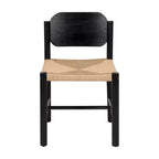 Chaises de salle à manger en bois d'acacia style Mid-Century Modern