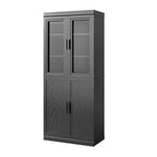 Armoire de garde-manger en bois autoportante