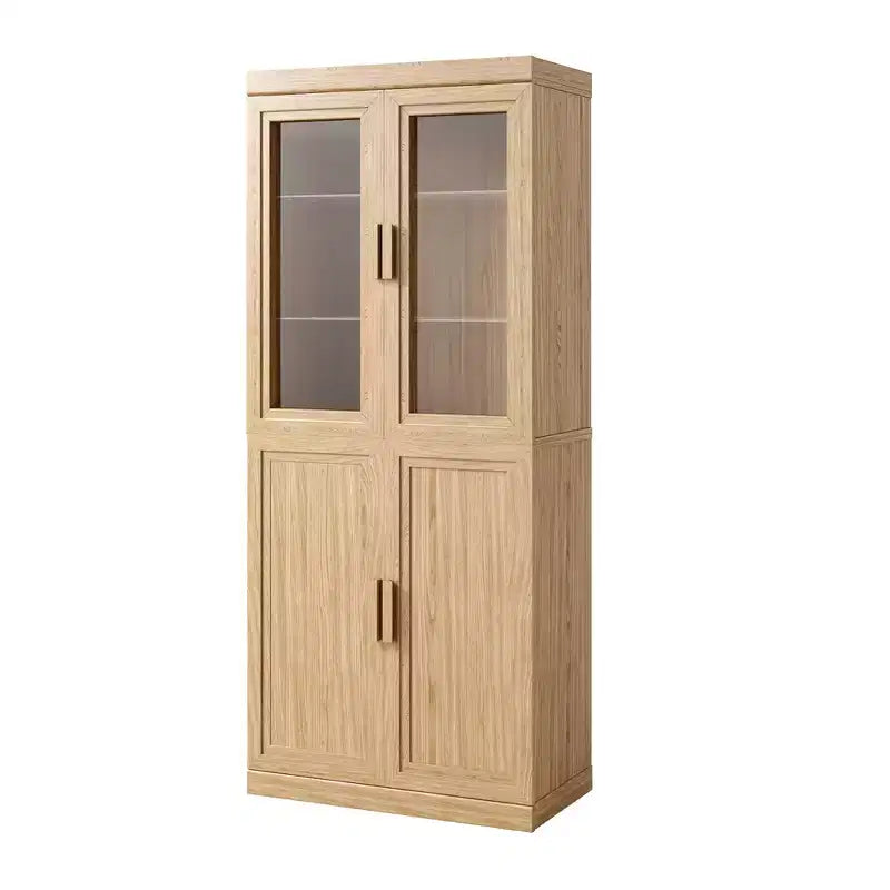 Armoire de garde-manger en bois autoportante