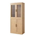 Armoire de garde-manger en bois autoportante