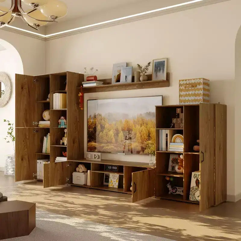 Grand meuble TV Média en chêne