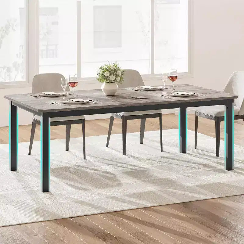 Table de salle à manger industrielle