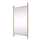Miroir pleine longueur de 35" x 73" avec cadre en bois massif de style échelle