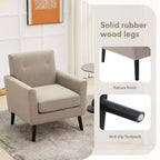 Fauteuil d'appoint en tissu