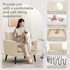 Fauteuil d'appoint en tissu