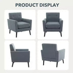 Fauteuil d'appoint en tissu