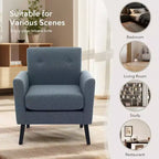 Fauteuil d'appoint en tissu
