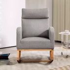 Fauteuil à bascule pour chambre d'enfant avec rangement