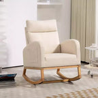 Fauteuil à bascule pour chambre d'enfant avec rangement