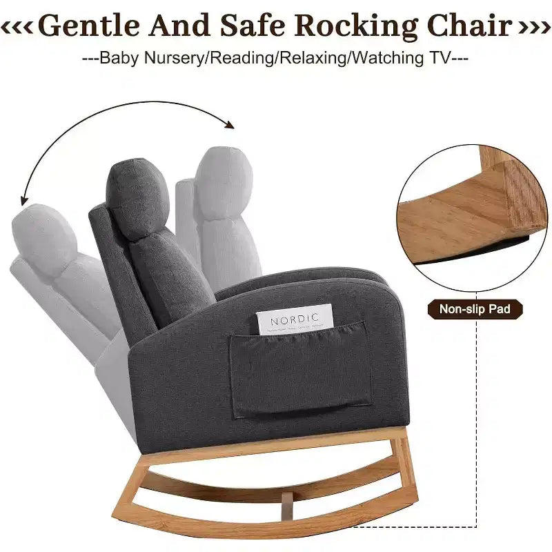Nursery Rocker with Storage