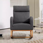 Fauteuil à bascule pour chambre d'enfant avec rangement