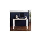 Bureau d'ordinateur contemporain en bois et métal