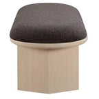 Banc en tissu bouclé