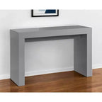 Console en bois grise 47 po