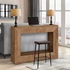 Console de ferme de 47 po - Table de canapé longue pour salon, couloir, entrée, design rectangulaire rustique